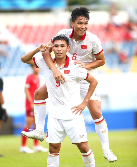 U23 Việt Nam - U23 Philippines: Hướng đến chiến thắng - Ảnh 2. Đội tuyển U23 Việt Nam hướng đến chiến thắng thứ hai tại Giải vô địch Đông Nam Á 2023 - Ảnh: HOÀNG TÙNG