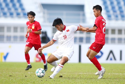 U23 Việt Nam - U23 Philippines: Hướng đến chiến thắng - Ảnh 4. U23 Việt Nam chỉ cần 1 điểm trước U23 Philippines là giành quyền đi tiếp - Ảnh: HOÀNG TÙNG