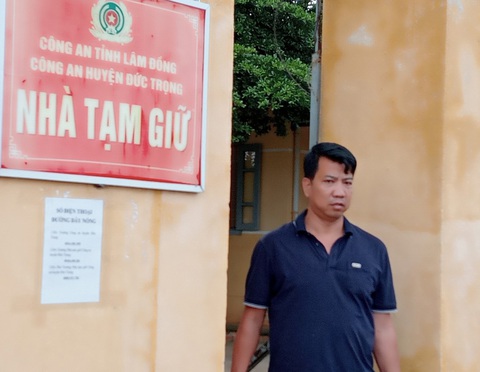 Chánh án, thẩm phán tòa án tỉnh Lâm Đồng bị tố tiếp bị cáo ngoài trụ sở - Ảnh 1. Bị cáo Vũ Tiến Minh (hiện đã thụ án) - Ảnh: Công an cung cấp