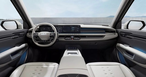 Kia công bố dàn trang bị cho EV9 - Ảnh 2. Nội thất Kia EV9 đã rất đầy đủ từ bản thấp nhất - Ảnh: Kia