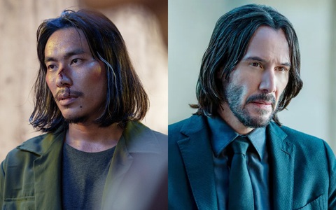 Tạo hình Kiều Minh Tuấn trong Kẻ ẩn danh gợi nhớ đến Keanu Reeves trong John Wick - Ảnh: ĐPCC Tạo hình Kiều Minh Tuấn trong Kẻ ẩn danh gợi nhớ đến Keanu Reeves trong John Wick - Ảnh: ĐPCC