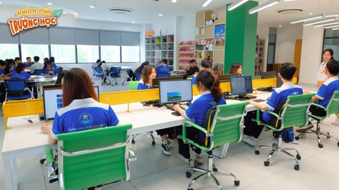 19h tối nay 24-8, Trường Đại học Văn Hiến lên sóng Khám phá trường học - Ảnh 3. Một phòng học tại cơ sở Trường đại học Văn Hiến - Ảnh Bảo Duy
