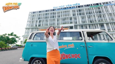 19h tối nay 24-8, Trường Đại học Văn Hiến lên sóng Khám phá trường học - Ảnh 6. Chuyến xe Khám phá trường học bắt đầu đến Trường đại học Văn Hiến - Ảnh Bảo Duy