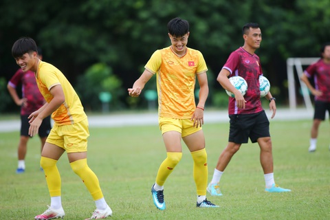 Tinh thần toàn đội U23 Việt Nam được làm mới sau màn trình diễn chưa tốt ở vòng bảng - Ảnh: HOÀNG TÙNG Tinh thần toàn đội U23 Việt Nam được làm mới sau màn trình diễn chưa tốt ở vòng bảng - Ảnh: HOÀNG TÙNG