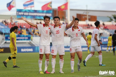 Ở lần gặp nhau gần nhất, U23 Việt Nam đã thắng 4-1 trước U23 Malysia tại bán kết Giải U23 Đông Nam Á 2023 - Ảnh: HOÀNG TÙNG Ở lần gặp nhau gần nhất, U23 Việt Nam đã thắng 4-1 trước U23 Malaysia tại bán kết Giải U23 Đông Nam Á 2023 - Ảnh: HOÀNG TÙNG
