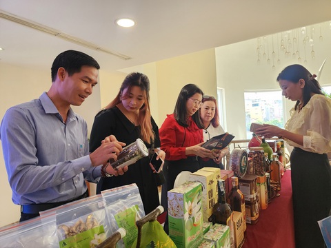 Du lịch Thanh Hóa sẽ không chỉ có biển Sầm Sơn... - Ảnh 1. Nhiều đặc sản, món ngon Thanh Hóa được giới thiệu đến cộng đồng du lịch TP.HCM - Ảnh: H.K