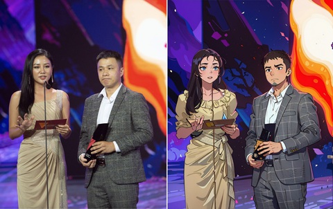 Kỷ lục gia trí nhớ Dương Anh Vũ xả 'kho ảnh' phong cách anime - Ảnh 8. Hay thời điểm đứng cạnh ca sĩ Văn Mai Hương, chủ nhân của bức ảnh khen ngợ: "Bức hình rất ổn nha, trừ nhúm râu dưới cằm".