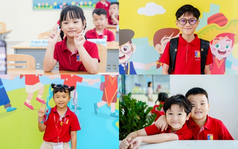 Muôn sắc thái đáng yêu của học sinh Royal School trong ngày tựu trường - Ảnh 1. Muôn sắc thái đáng yêu của học sinh Royal School trong ngày tựu trường - Ảnh 1.