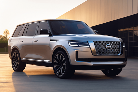 Nissan sẵn sàng thay thế Leaf, Maxima, Kicks, X-Trail, có SUV 'nhìn như Range Rover' - Ảnh 2. Nissan Armada mới được phía đại lý hé lộ "nhìn như Range Rover" - Ảnh: CarBuzz
