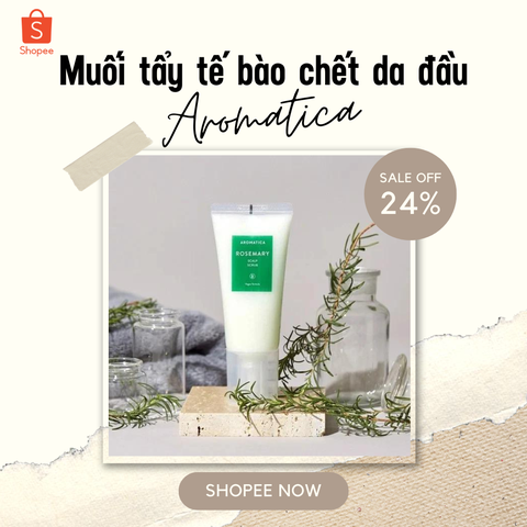 Muối tẩy tế bào chết da đầu với chiết xuất lá hương thảo AROMATICA Rosemary Scalp Scrub đang được giảm giá đến 24% là ứng cử viên sáng giá cho hạng mục này Muối tẩy tế bào chết da đầu với chiết xuất lá hương thảo AROMATICA Rosemary Scalp Scrub đang được giảm giá đến 24% là ứng cử viên sáng giá cho hạng mục này