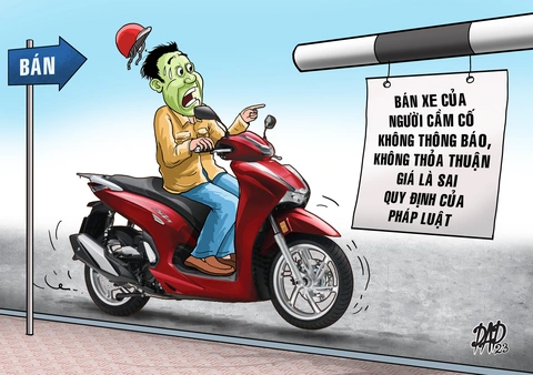 Khách chậm đóng lãi, tiệm cầm đồ có được bán xe? - Ảnh 1. Khách chậm đóng lãi, tiệm cầm đồ có được bán xe? - Ảnh 1.