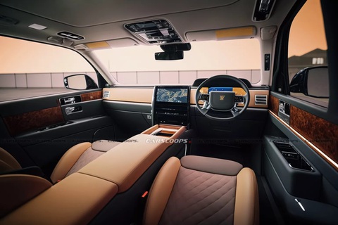 Toyota Century SUV sẽ có giá 'rẻ', dùng động cơ Lexus TX - Ảnh 3. Không gian bên trong cabin Century SUV sẽ là không gian đỉnh cao nhất từng xuất hiện trên một mẫu xe Toyota - Ảnh: Carscoops