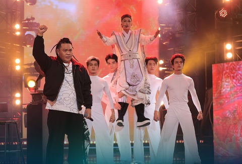 Tiết mục của Yuno Bigboi kết hợp giữa rap và cải lương - Ảnh: BTC Tiết mục của Yuno Bigboi kết hợp giữa rap và cải lương - Ảnh: BTC