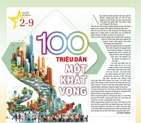 Đón đọc Đặc san Tuổi Trẻ 2-9: Khát vọng từ trăm triệu dân - Ảnh 2. Đón đọc Đặc san Tuổi Trẻ 2-9: Khát vọng từ trăm triệu dân - Ảnh 2.