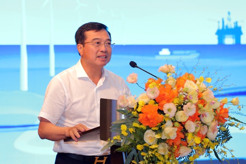Chuỗi cung ứng dịch PVN đón đầu xu thế chuyển dịch năng lượng - Ảnh 2. Chủ tịch HĐTV Petrovietnam Hoàng Quốc Vượng phát biểu chỉ đạo hội nghị