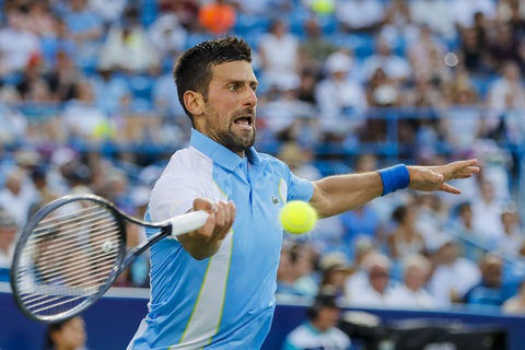 Vì sao Djokovic khao khát ‘lấy lại danh dự' ở Mỹ mở rộng? - Ảnh 1. Djokovic tỏa sáng ở Cincinnati Masters trước khi đến Mỹ mở rộng - Ảnh: REUTERS