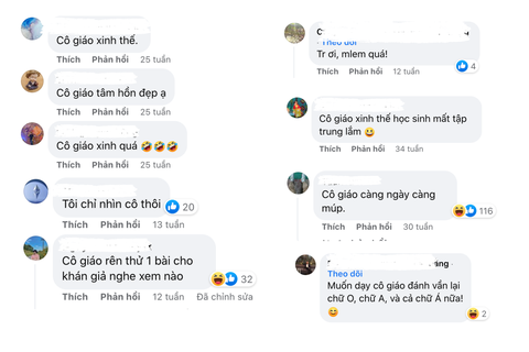 'Khen cô giáo 'dáng đẹp' cũng là quấy rối tình dục' - Ảnh 2. Những bình luận khiếm nhã về cô giáo dưới các bài đăng - Ảnh chụp màn hình