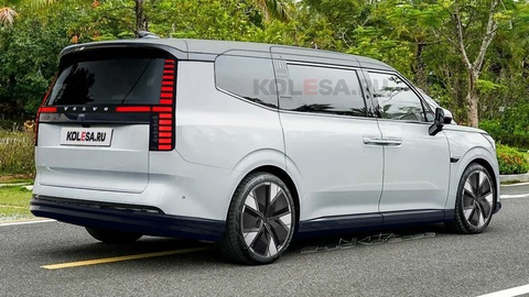 Dự đoán thiết kế Volvo EM90 với những dữ liệu đã biết - Ảnh 2. Bộ khung lớn cho phép Volvo EM90 thay đổi giữa 2 cấu hình 2+2 và 2+2+2 dễ dàng - Ảnh: Kolesa.ru
