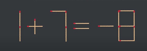 Thử tài IQ: Di chuyển một que diêm để 4+3=7-1 thành phép tính đúng - Ảnh 7. Thử tài IQ: Di chuyển một que diêm để 4+3=7-1 thành phép tính đúng - Ảnh 7.