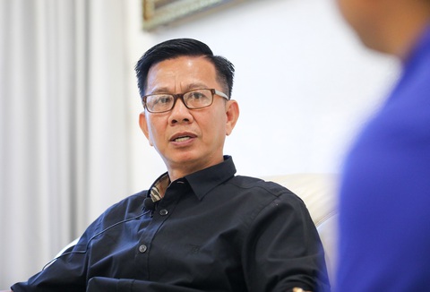 Giao lưu HLV Hoàng Anh Tuấn: 'Tôi muốn cầu thủ chịu đựng được áp lực' - Ảnh 2. HLV Hoàng Anh Tuấn không sợ thất bại khi nhận lời dẫn dắt U23 Việt Nam - Ảnh: DANH KHANG