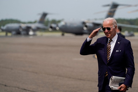 Nhìn lại chuyến thăm của các tổng thống Mỹ tới Việt Nam - Ảnh 1. Tổng thống Mỹ Joe Biden sẽ thăm Việt Nam từ ngày 10 đến 11-9-2023 - Ảnh: REUTERS