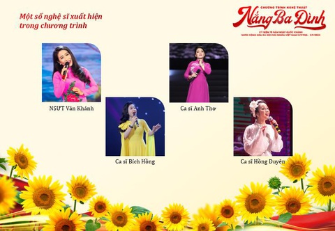 Chương trình nghệ thuật ‘Nắng Ba Đình’ - Ảnh 4. Chương trình nghệ thuật ‘Nắng Ba Đình’ - Ảnh 4.