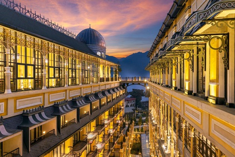 Trải nghiệm ăn chơi ở Sa Pa dịp 2-9 cho cả gia đình - Ảnh 4. Hotel de la Coupole hiện lên đẹp tựa lâu đài cổ tích - Ảnh: Lê Việt Khánh