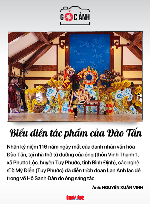 Biểu diễn tác phẩm của Đào Tấn - Ảnh: NGUYỄN XUÂN VINH Tin tức sáng 31-8: Hơn 66.000 ca sốt xuất huyết và sẽ còn tăng mạnh - Ảnh 12.