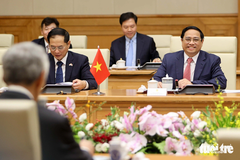 Thủ tướng Phạm Minh Chính dự hội nghị cấp cao ASEAN từ ngày 4-9 - Ảnh 1. Thủ tướng Phạm Minh Chính tại một cuộc họp - Ảnh: NGUYỄN KHÁNH