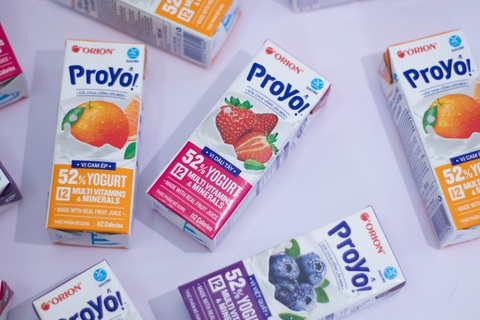 Nạp năng lượng nhanh với bộ đôi dinh dưỡng Orion - Ảnh 3. “ProYo!” kết hợp sữa chua lên men tự nhiên và nước ép trái cây thật - Ảnh: Minh Đức