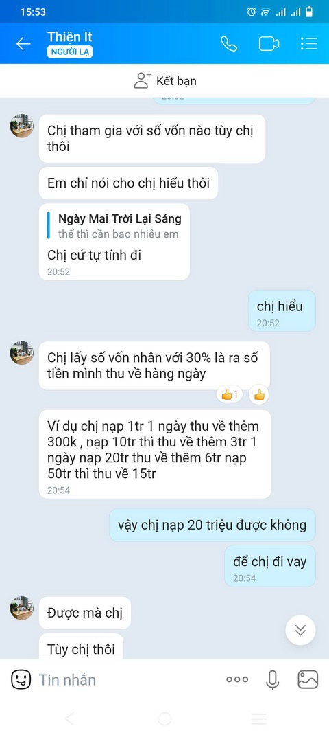 Bẫy tuyển dụng online lừa đảo người tìm việc - Kỳ 3: Vét đồng bạc cuối cùng của nạn nhân - Ảnh 1. Kẻ lừa đảo dụ nạn nhân Đ.L.D. nạp thêm tiền để "rút lại số tiền đã bị lừa" mà thật ra nhằm chiếm đoạt lần nữa
