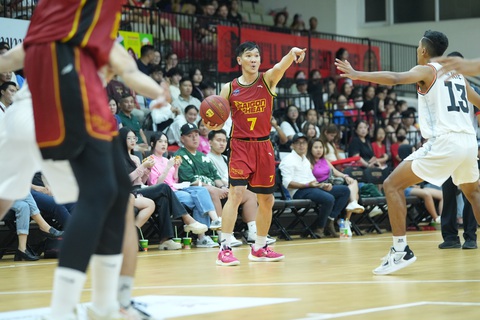 ĐKVĐ Saigon Heat lập dấu son tại VBA 2023 - Ảnh 5. Dư Minh An bình tĩnh xử lý trước áp lực bị lội ngược dòng - Ảnh: VBA