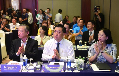 Công nhân toàn quốc vào ngày hội bóng đá - Ảnh 8. Đại biểu tham dự cuộc họp báo sáng 31-8 tại TP.HCM - Ảnh: QUANG ĐỊNH
