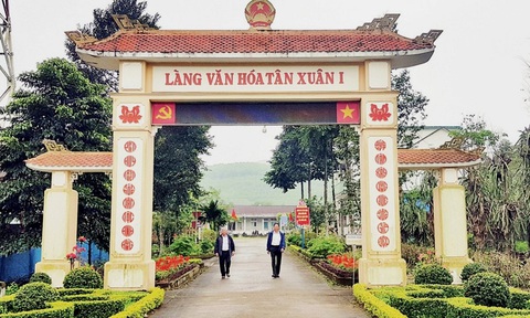 Nông thôn mới Quảng Trị chuyển biến mạnh mẽ từ ‘lượng’ sang ‘chất’ - Ảnh 2. Mô hình nông thôn mới kiểu mẫu tại xã Cam Thành, huyện Cam Lộ - Ảnh: Q.NAM