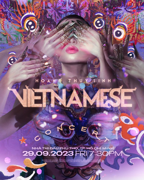 Xem 'Vietnamese concert' của Hoàng Thùy Linh được tặng bánh trung thu - Ảnh 1. Poster Vietnamese concert của Hoàng Thùy Linh