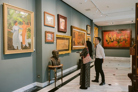 NHIỀU ĐIỂM DU LỊCH THÚ VỊ DỌC SÔNG SÀI GÒN - Ảnh 12. Bảo tàng này nằm ở bờ sông Sài Gòn, trong khu Thảo Điền sầm uất - Ảnh: Quangsanartmuseum