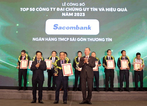 Sacombank nằm trong các bảng xếp hạng uy tín của Vietnam Report - Ảnh 1. Sacombank nằm trong các bảng xếp hạng uy tín năm 2023 của Vietnam Report