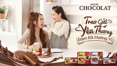 Lotte ra mắt bánh Bouchee (Bu-sê) Lotte Chocolat vị Socola mới - Ảnh 2. Bánh Bouchee Lotte Chocolat vị Socola mới với thiết kế nhỏ xinh vừa miệng khi ăn, không lo rơi vụn bánh