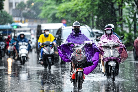 Thời tiết hôm nay 5-8: Phía Bắc mưa to, phía Nam mưa rào - Ảnh 1. Hôm nay các tỉnh phía Bắc thời tiết có mưa to đến rất to - Ảnh: NAM TRẦN
