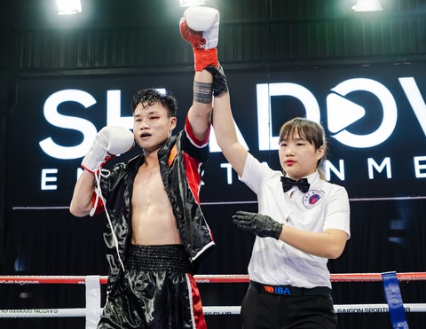 Boxing Việt Nam tranh đai WBC và WBA Asia trên sân nhà - Ảnh 1. Võ sĩ Võ Hồng Đạt đã thắng 5 trận nhà nghề - Ảnh: HƯƠNG NGUYỄN