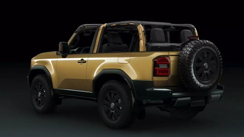 Sẽ ra sao nếu Toyota Land Cruiser Prado mới có bản mui trần - Ảnh 2. Kích thước Land Cruiser Prado mới nay đã tiến sát Land Cruiser thường - Ảnh: Theottle