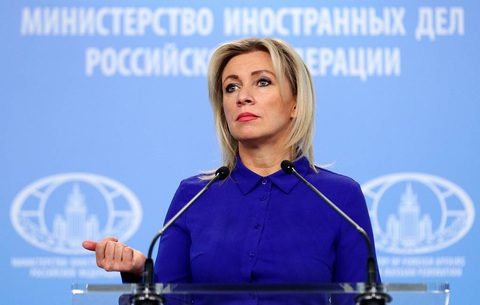 Nga nổi giận, tuyên bố sẽ trừng phạt Ukraine vụ tấn công tàu chở dầu - Ảnh 1. Người phát ngôn Bộ Ngoại giao Nga Maria Zakharova - Ảnh: TASS