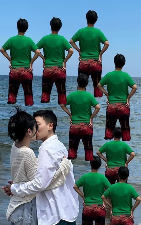 Thanh niên nhờ cư dân mạng 'xóa giùm anh áo xanh' - Ảnh 6. Vậy là chỉnh ảnh dữ lắm rồi nè!