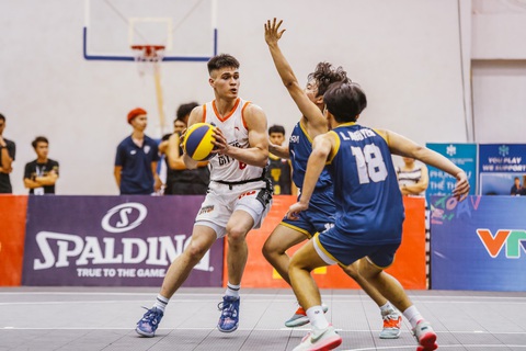Tài năng trẻ của Danang Dragons ngậm ngùi tạm biệt VBA 2023 - Ảnh 5. Huỳnh Andre Minh Triết tại VBA 3x3 Prime 2023 - Ảnh: VBA