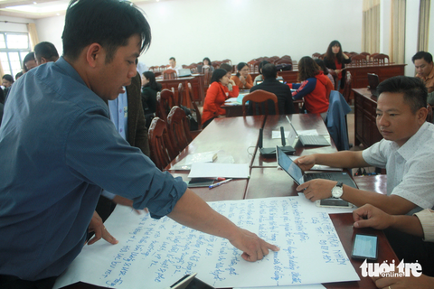 Thiếu giáo viên trầm trọng: Điểm nghẽn đặt hàng đào tạo - Ảnh 1. Giáo viên dự tập huấn chương trình giáo dục phổ thông 2018 bậc trung học - Ảnh: VĨNH HÀ