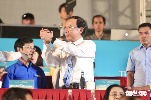 Bí thư Thành ủy TP.HCM Nguyễn Văn Nên - Ảnh: PHƯƠNG QUYÊN Bí thư Thành ủy TP.HCM Nguyễn Văn Nên - Ảnh: PHƯƠNG QUYÊN