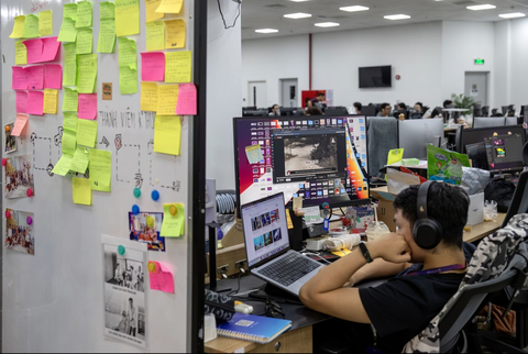 Bloomberg: Việt Nam là cường quốc về game - Ảnh 1. Văn phòng của Amanotes tại TP.HCM - Ảnh: BLOOMBERG