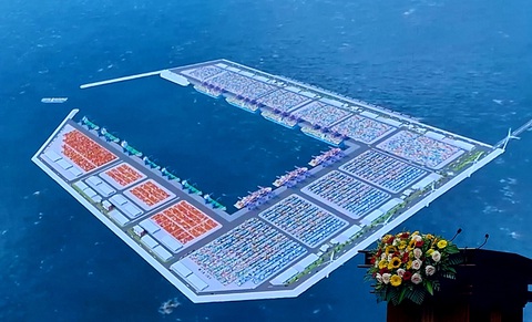 Cần cơ chế đặc thù đầu tư vào cảng biển Trần Đề - Ảnh 2. Phối cảnh cảng biển Trần Đề - Ảnh: K.T.