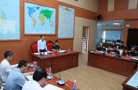 Phó thủ tướng Trần Lưu Quang: Cảnh giác hơn với thiên tai, sự cố - Ảnh 1. Quang cảnh hội nghị - Ảnh: VGP