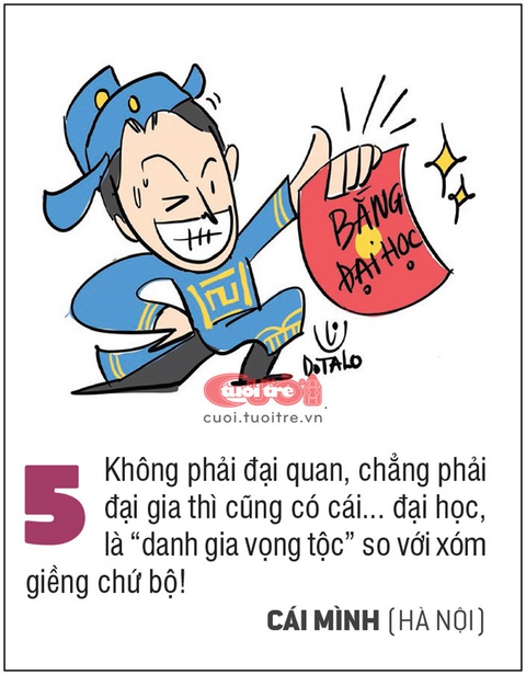 Top 10: Không phải đại quan, chẳng phải đại gia thì cũng có cái... đại học - Ảnh 5. Không phải đại quan, chẳng phải đại gia thì cũng có cái... đại học.